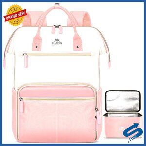 Lunch Backpack with Laptop Compartment Insulated Meal Prep Bag for Work Commute